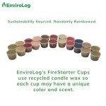 Eco-Friendly Firestarter Cups - 24 Count Pack