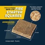 Rutland Safe Lite Fire Starter Squares - 24 Count