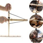 Bow Drill Fire Starter Kit for Emergency Preparedness