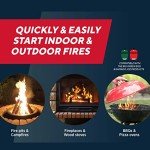 Rutland Safe Lite Fire Starter Squares - 24 Count