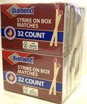 Greenlight Diamond Strike On Box Matches - 32 Count