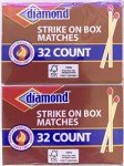 Greenlight Diamond Strike On Box Matches - 32 Count