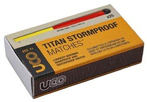 UCO Titan Stormproof Waterproof Windproof Matches - 25 Count