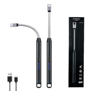 Rechargeable Windproof Electric Lighter with Flexible Neck