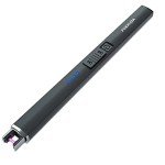 Rechargeable Windproof Electric Candle Lighter - Black