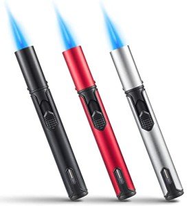 3 Pack Butane Jet Flame Torch Lighters