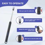 Rechargeable Windproof Electric Lighter with Flexible Neck