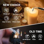 Rechargeable Windproof Electric Lighter with Flexible Neck