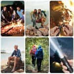 Windproof Arc Lighter with LED Flashlight Combo