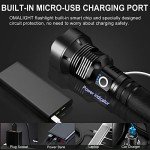 Super Bright Rechargeable Flashlight with Zoom & 5 Modes