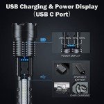 High Lumens Rechargeable Flashlight 2-Pack