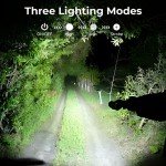 Alicegirl Rechargeable Bright LED Flashlight 2-Pack