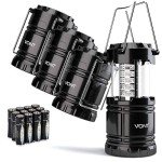 Vont 4 Pack Portable LED Lanterns for Emergencies
