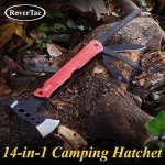 RoverTac 14-in-1 Camping Multitool Axe Kit