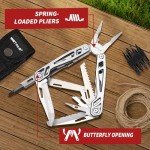 21-in-1 Survival Multitool with Needle Nose Pliers
