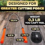 Pocket Chainsaw - 25" Hand Saw for Emergencies