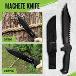 Outdoor Survival Kit: Hatchet, Machete, and Gear