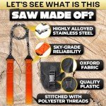 Pocket Chainsaw - 25" Hand Saw for Emergencies