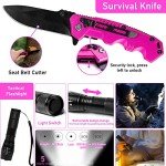 Pink Survival Kit for Women: First Aid & Camping Gear