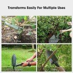 VIVOSUN 22'' Portable Survival Shovel for Emergencies