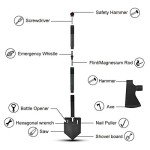 Compact Multitool Shovel and Axe for Emergencies