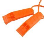 10-Pack Emergency Safety Whistles with Lanyard
