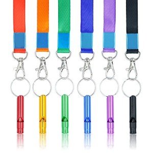 12 Pack Emergency Whistles for Camping and Survival