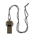 3-in-1 Emergency Survival Gear: Whistle, Compass, Thermometer