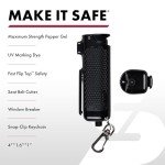 SABRE 3-in-1 Pepper Gel with Keychain & Cutter