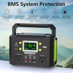 GENSROCK Portable Solar Generator for Emergency Power