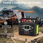 GENSROCK Portable Solar Generator for Emergency Power