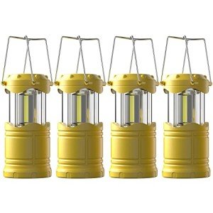 Lichamp 4 Pack Portable COB Camping Lanterns