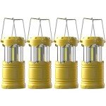 Lichamp 4 Pack Portable COB Camping Lanterns