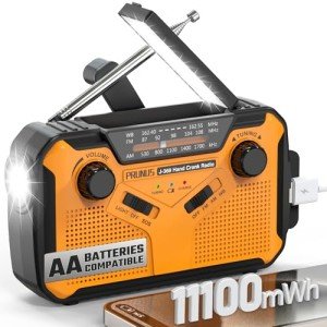 PRUNUS 11100mWh Emergency Weather Radio & Accessories