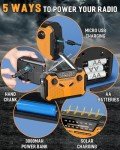 PRUNUS 11100mWh Emergency Weather Radio & Accessories