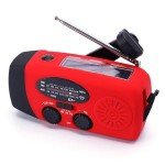 Portable Solar Weather Radio with Flashlight & Charger