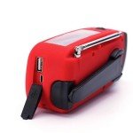 Portable Solar Weather Radio with Flashlight & Charger