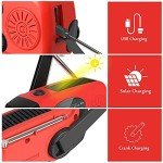 Solar Emergency Hand Crank Weather Radio & Charger