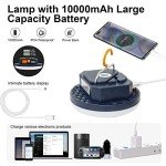 IODOO 10000mAh UV Flashlight for Camping & Pets