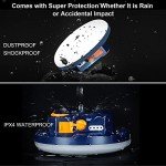 IODOO 10000mAh UV Flashlight for Camping & Pets