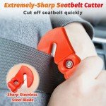 Car Window Breaker and Seatbelt Cutter Kit