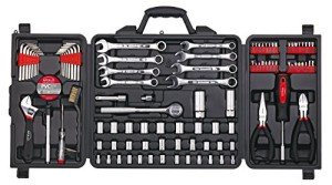 101-Piece Roadside Emergency Tool Kit in Red