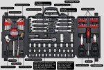 101-Piece Roadside Emergency Tool Kit in Red