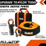 Nylon Recovery Kit with Hitch Receiver & Accessories