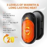 Rechargeable Hand Warmers 2 Pack - 6000mAh