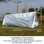2-Person Waterproof Emergency Shelter Survival Tent