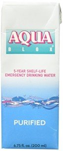 Aqua Blox Purified Emergency Drinking Water - 32 Pack