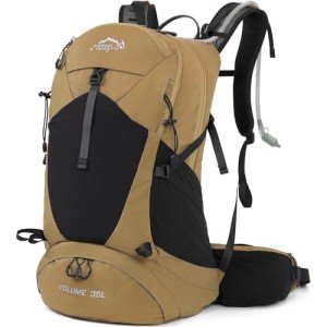 Waterproof 35L Hiking Backpack with 3L Bladder