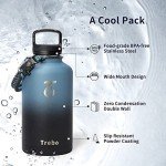 64oz Insulated Water Bottle with Paracord Handle