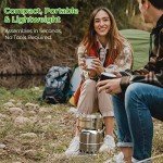 Ohuhu Portable Stainless Steel Camping Stove